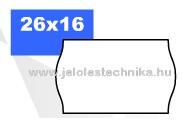 Open Data srl 26x16mm kerekített ( ) Blitz (olasz) árazószalag
