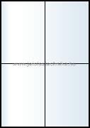 Jelöléstechnika Íves A4 etikett = 105x148mm; 4db/ív; 100 ív/doboz