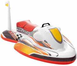 Intex Úszó sziget, Intex, felfújható, vízi motor alakú, fehér, 117 x 77 cm, 1 kapaszkodó fogantyúval (57520) (57520)