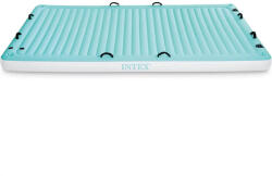 Intex Úszó sziget, Intex Water Lounge, 310 x 183 x 18 cm, felfújható, négyszemélyes, 8 fogantyúval, 4 beépített pohártartóval, rögzítésre alkalmas, 400 kg teherbírással (56289) (56289)