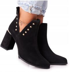 Lewski Szuper ár! ! ! Bokacsizma Lewski 3074/B Fekete méret38 (3075 BLK WEL 38)