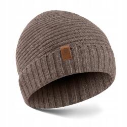 Betlewski Beanie Winter női sapka, barna (BCD-BK-04 BRAZOWY)