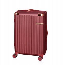 Betlewski Nebula bőrönd, M-es méret, bordó (BWA-029 M BORDO)