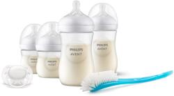 Philips Kezdőkészlet Philips Avent Natural Response 4 cumisüveg cumi kefe (SCD838 11)