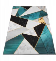 Dywany Chemex Szőnyeg 120x170 Zöld Szürke Arany Nappali Csúszásgátló Mozaik Loft Bcf (C574B /TURQUOIS GRAY)