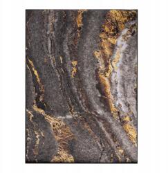 StandHeiz Szőnyeg 220X160CM Nappaliba Modern Szürke-arany Csúszásgátló Bcf (14D)