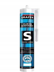 Grafen Professional Szaniter szilikon Fehér konyhai tömítőanyag fürdőszoba gombaálló grafén (GPBSSB280)