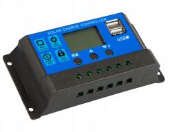 Blow Töltésszabályozó LCD Panel 12V 24V 2X Usb Napelemes Vezérlő 100A (50-291#)