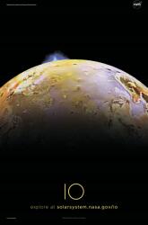  Nasa fali poszter I0 60x93 cm XXL (Plakat Nasa planeta kosmos)