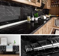  Öntapadós fólia márvány fekete Livelynine 40x1000 cm (425375890)