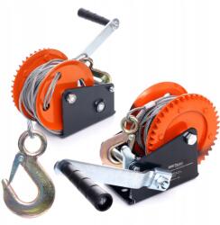 Kraft&Dele Csörlő Kötél Forgattyús Csörlő Kampóval 1200Ibs 10m KD1311 (KD1311)