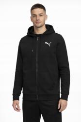 PUMA férfi cipzáras kapucnis pulóver sportos fekete S (58670251)