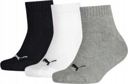 PUMA Zokni Kids Quarter 3P Szürke, Fehér, Fekete 907375 08/19 R 39-42 (907375 08)