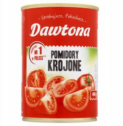 Dawtona Hámozott, darabolt paradicsom Dawtona 400g (5901713015204)
