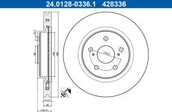 ATE Disc frana ATE 24.0128-0336.1 (24.0128-0336.1) - fixbox