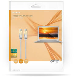 Nedis CCGB85121GY100 SF/UTP Cat5e patch kábel, RJ45, 10/100/1000 Mbit/s, hossz 10m (CCGB85121GY100) - wpower
