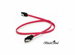 BlackBird Kábel SATA 0, 5m, egyenes csatlakozóval (BH1268)