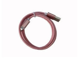 BlackBird Lightning Adatkábel 1m, Pink 2A (Extra erős anyagból) (BH197 PINK)