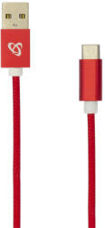 SBOX Kábel, CABLE USB Male -> TYPE-C Male 1.5 m Red (USB-TYPEC-15R)