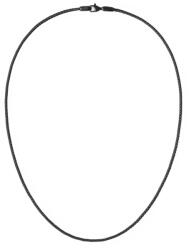 Daniel Wellington Elegáns fekete acél nyaklánc Tide Mesh DW00401105