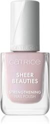 Catrice Sheer Beauties Strengthening Nail Polish körömerősítő lakk árnyalat 030 Barely Blushed 10.5 ml
