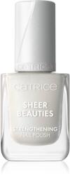 Catrice Sheer Beauties Strengthening Nail Polish körömerősítő lakk árnyalat 010 Milky Not Guilty 10.5 ml