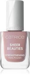 Catrice Sheer Beauties Strengthening Nail Polish körömerősítő lakk árnyalat 070 Dusty Romance 10.5 ml