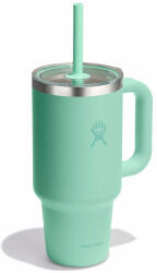 Hydro Flask 32 Oz Travel Tumbler Clear Lid thermo bögre világoszöld