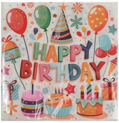  Happy Birthday party szalvéta 20db