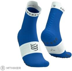Compressport Pro Racing Socks v4.0 Run High zokni, hercegnőkék/fehér (T4 (EU 45-48))