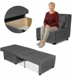  Kimo Összecsukható Alvószék Tárolóval Family Meble Hunter C. Szürke