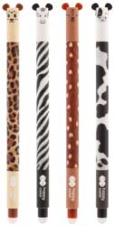 Happy Color Roller gel cu rescriere, 0.5 mm, albastru, Furry Safari, Happy Color, diverse culori HA412001US-3