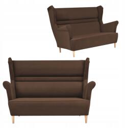  Zoja Skandináv Stílusú Karosszékes Kanapé, Nem Átalakítható, Family Furniture, Barna