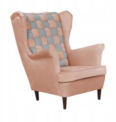  Carol Duo Skandináv Szárnyas Karosszék Family Furniture Lazacszürke, Rózsaszín