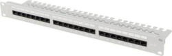Lanberg Patch panel 24 porturi 1U 19 Kat. 5e UTP cu organizator cabluri Lanberg gri (ppu5-1124-s)