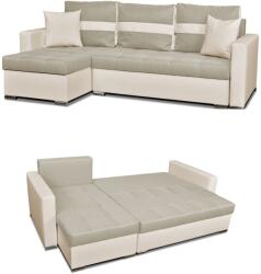  Figo Sarokkanapé Ágy Sarok Alvási Funkcióval Family Furniture Bézs