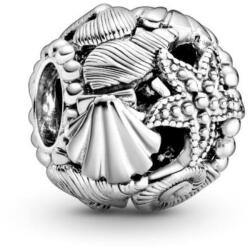 PANDORA Places 798950C00 Áttört tengeri csillag, kagyló és szív charm (Ag925/1000, 2, 5g)
