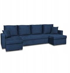  Bella Big Sarokkanapé Ágy Alvási Funkcióval Családi Bútorok Sötétkék