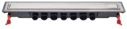 WIRQUIN Set rigola dus plus capac Wirquin Venisio Expert finisaj inox 80 cm (30723959)
