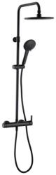 Wirquin Coloana de dus cu baterie monocomanda Wirquin Roma Touch finisaj negru mat (60722892)