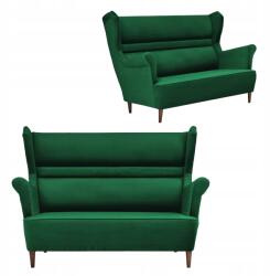  Zoja Skandináv Szárnyas Kanapé, Nem Átalakítható Family Furniture Zöld Cipő