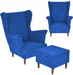  Max Karosszék Lábtartóval, Skandináv Stílus, Family Furniture, Búzavirágkék