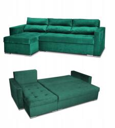  Varius Sarokkanapé Ágy Funkcióval Családi Bútorok Sarokkanapé Zöld Fényes