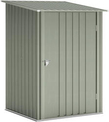 Outsunny horganyzott acél kerti szerszámtároló ház, zárható ajtóval, 100x104x160 cm, ezüst