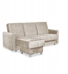  Alicja Sarokkanapé Ágy Puffal, Family Meble, Bézs