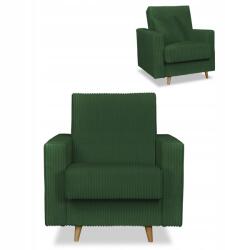  Rene Fekvőfotel Tárolóval Bonell Family Furniture Zöld Kordbársony