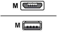 Sharkoon USB 2.0 A-B Micro black 2m