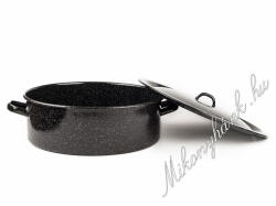  Zománcozott fekete lábas 50 liter