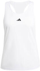adidas Maiou pentru femei Workout Essentials Minimal Branding Racerback Tank Top White M