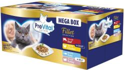 PreVital MEGA BOX tasakok - marhahús/csirke/pulyka/tonhal 40 x 85 g